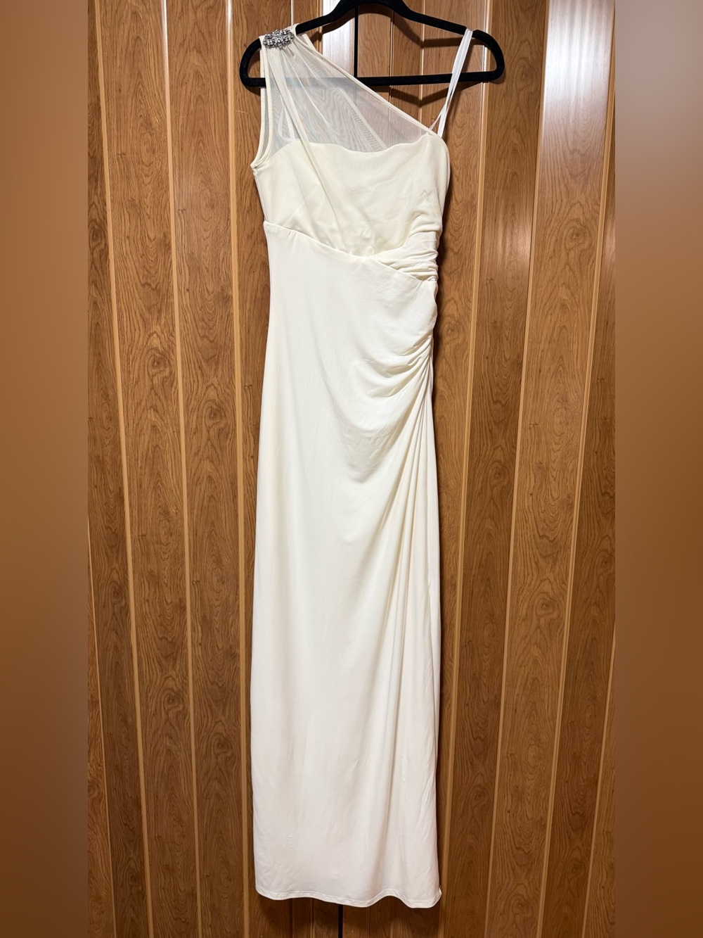$450 Lauren Ralph Lauren Jersey One-Shoulder Gown  event Size 2